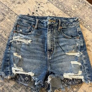 American Eagle Distressed Denim Women Shorts